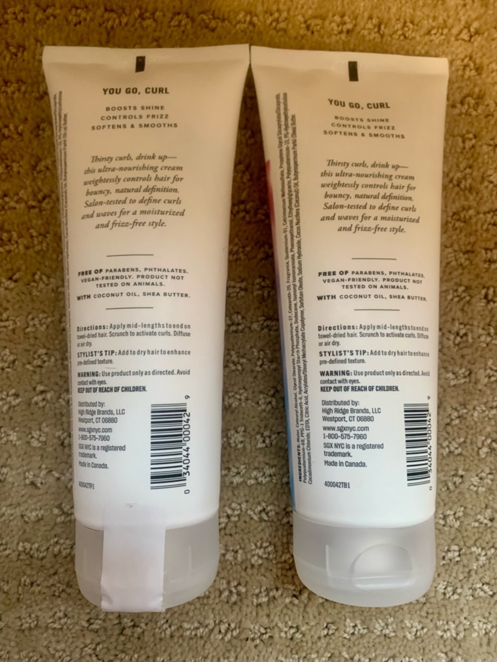 Curl Power Nourishing Curl Cream - Purple Blue Gradient - Picture 2 of 10